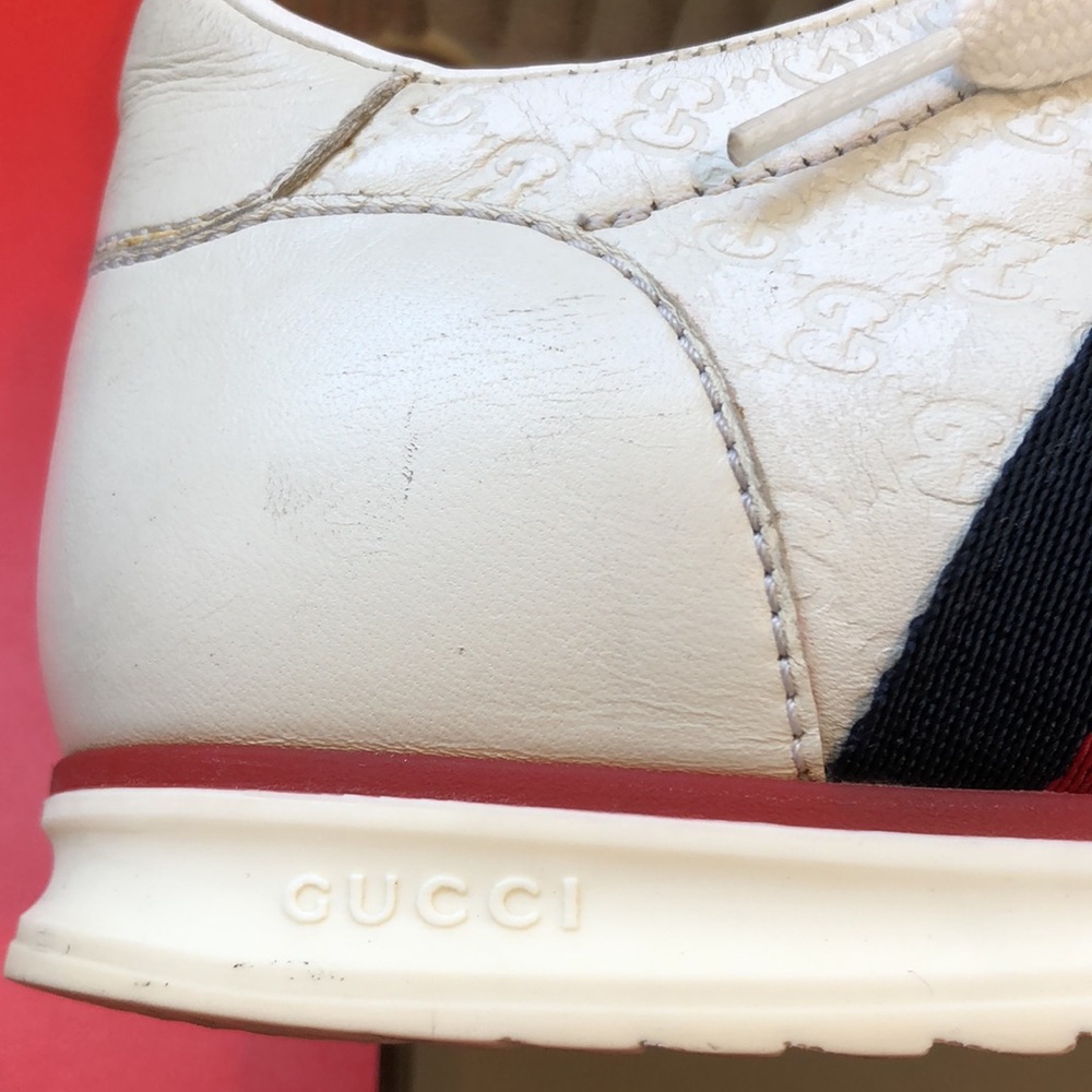 Gucci Leather Sneakers - Picture 10 of 11